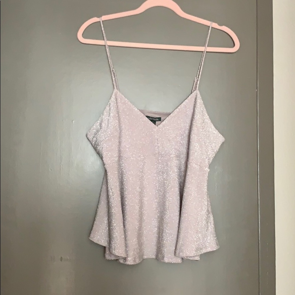 Wild Fable Light Lilac Shimmer Tank